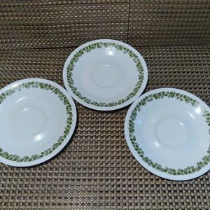 Correlle Corning Vintage Livingware Saucers